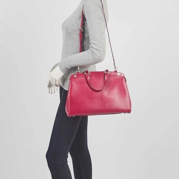 Louis Vuitton Fuchsia Epi Leather Brea MM Bag - Picture 2 of 11